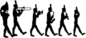 band-clipart-a-silhouette-of-marching-band