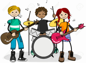 band-clipart-cartoon-illustration-of-kids-playing-music-instruments-and-guitars