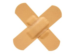 bandaid-clipart-a-bandage-with-on-it