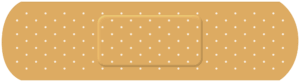 bandaid-clipart-a-brown-sponge-with-white-dots
