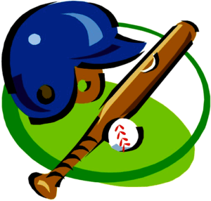 baseball-field-clipart-a-baseball-bat-and-ball-on-green-circle
