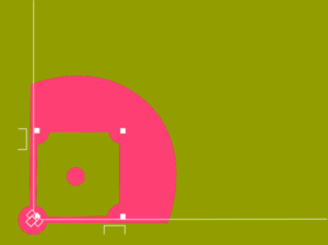 baseball-field-clipart-a-pink-circle-with-white-dot-on-it