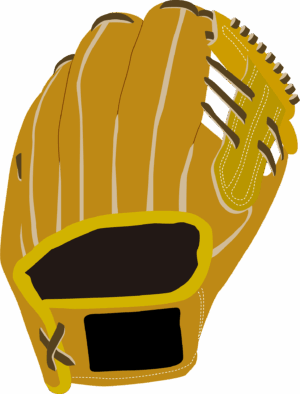 baseball-glove-clipart-a-baseball-glove-with-yellow-and-black-stripe