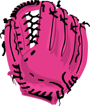 baseball-glove-clipart-a-pink-baseball-glove