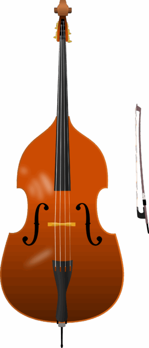bass-clipart-a-violin-and-with-bow