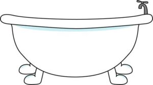 bathtub-clipart-a-cartoon-bathtub-with-tooth