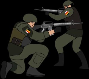 battle-clipart-a-soldier-is-aiming-with-gun