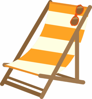 beach-chair-clipart-a-beach-chair-with-red-and-white-striped-cover