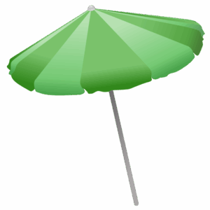 beach-umbrella-clipart-a-green-umbrella