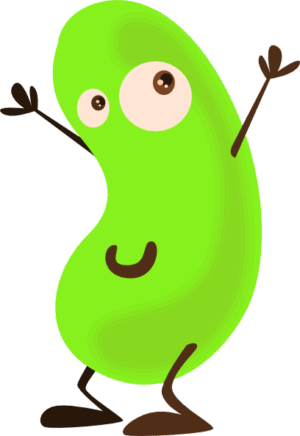 beans-clipart-a-green-pickle-with-big-eyes-and-nose