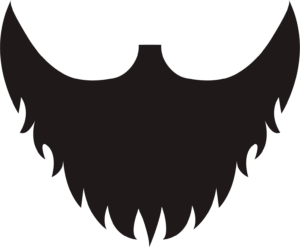 beard-clipart-a-black-and-white-silhouette-of-beard