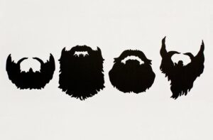 beard-clipart-a-group-of-beards-with-the-word-beard