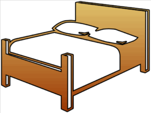 bedroom-clipart-a-bed-with-pillow-and