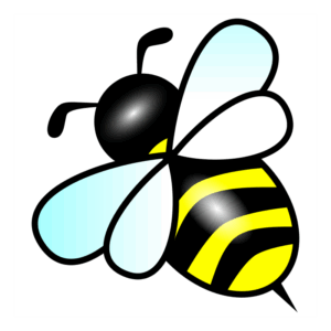 beehive-clipart-a-bee-with-yellow-and-black-stripe