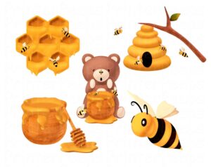 beehive-clipart-a-bunch-of-honeys-and-bee