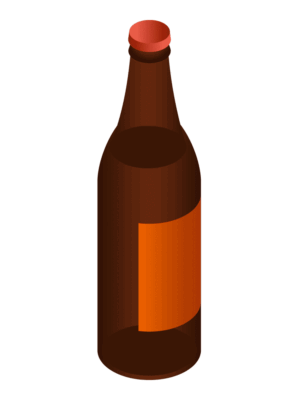 beer-bottle-clipart-a-brown-beer-bottle-with-red-cap