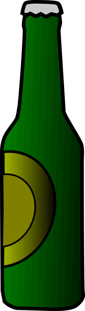 beer-bottle-clipart-a-green-bottle-with-yellow-cap