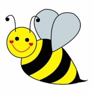 bees-clipart-a-bee-with-smile-on-its-face-postcard