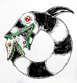 beetlejuice-sandworm-clipart-a-drawing-of-dog-with-soccer-ball
