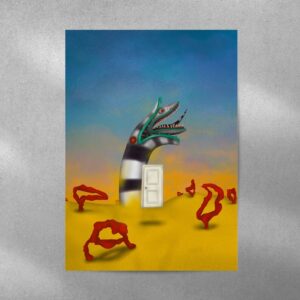 beetlejuice-sandworm-clipart-a-painting-of-shark-jumping-out-door
