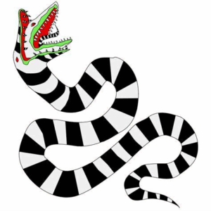 beetlejuice-sandworm-clipart-a-snake-with-s-head-on-it-back