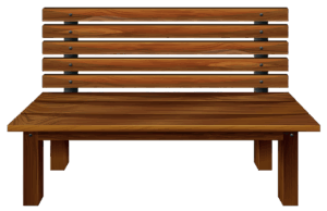 bench-clipart-a-wooden-bench-with-metal-legs
