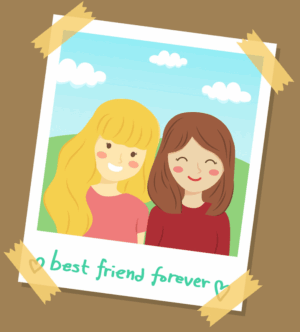 best-friends-clipart-two-girls-are-smiling-and-looking-at-each-other