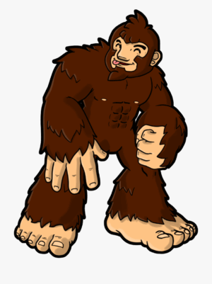 bigfoot-clipart-a-cartoon-gorilla-with-big-furry-face