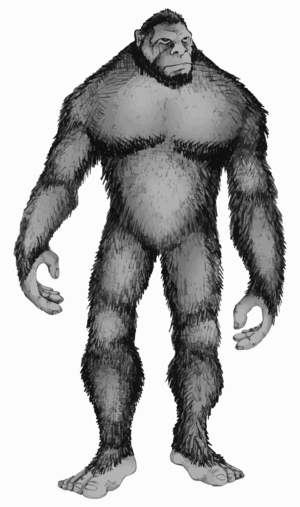bigfoot-clipart-a-gorilla-with-big-hairy-body