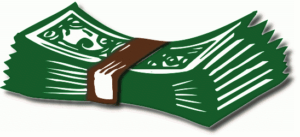 bill-clipart-a-green-and-white-flag-with-hand-holding-stack-of-money
