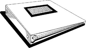 binder-clipart-a-book-with-blank-page