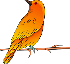 birds-clipart-a-bird-sitting-on-branch