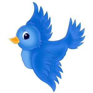 birds-clipart-a-blue-bird-with-its-wings-spread-out
