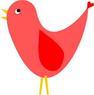birds-clipart-a-red-bird-with-yellow-beak