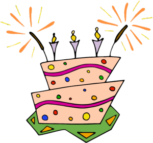 birthday-party-clipart-a-birthday-cake-with-colorful-spoons-and-confe