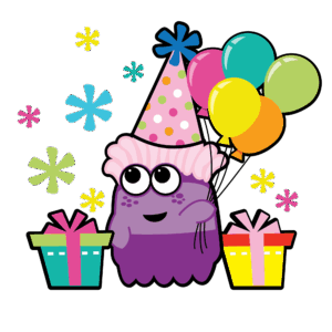 birthday-party-clipart-a-purple-cat-with-party-hat-and-balloons