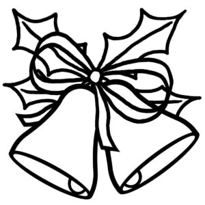 black-and-white-christmas-clipart-a-black-and-white-christmas-bell-with-bow