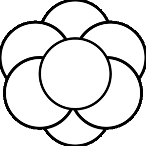 black-and-white-flower-clipart-a-flower-with-four-petals