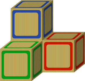Blocks Clipart Three Blocks With Different Colors