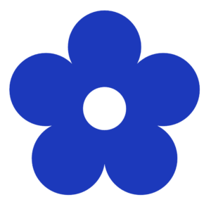 blue-clipart-a-blue-flower-with-black-background