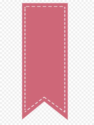 bookmark-clipart-a-pink-ribbon-with-white-stitching-on-it