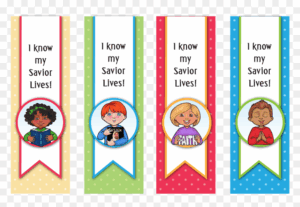 bookmark-clipart-a-set-of-four-bookmarks-with-different-children-s-faces