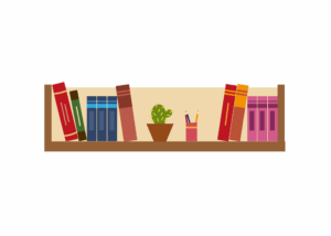 bookshelf-clipart-books-on-a-shelf-with-cactus-plant