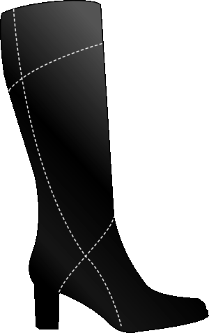 boot-clipart-a-pair-of-black-socks-with-white-lines