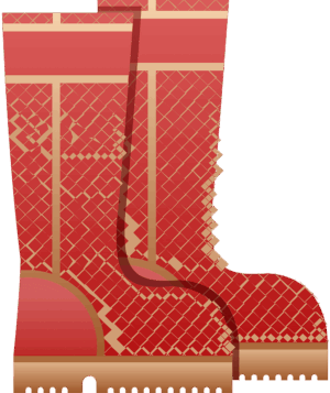 boots-clipart-a-pair-of-red-boots-with-gold-pattern