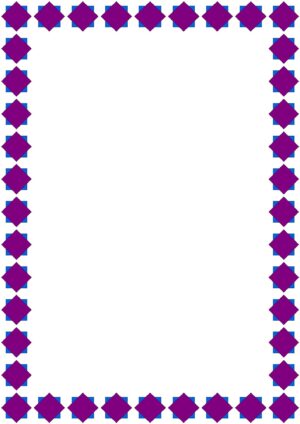borders-clipart-a-purple-and-blue-frame-with-white-background