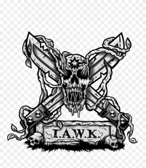 boston-massacre-clipart-a-skull-with-crossed-swords-and-banner-the-word-slayer