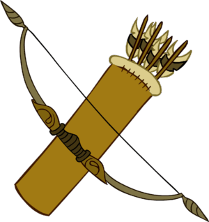 bow-and-arrow-clipart-a-cartoon-drawing-of-pencil-with-arrows