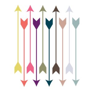 bow-and-arrow-clipart-the-arrows-are-colored-and-pointing-upwards