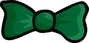 bow-tie-clipart-a-green-bow-with-black-background